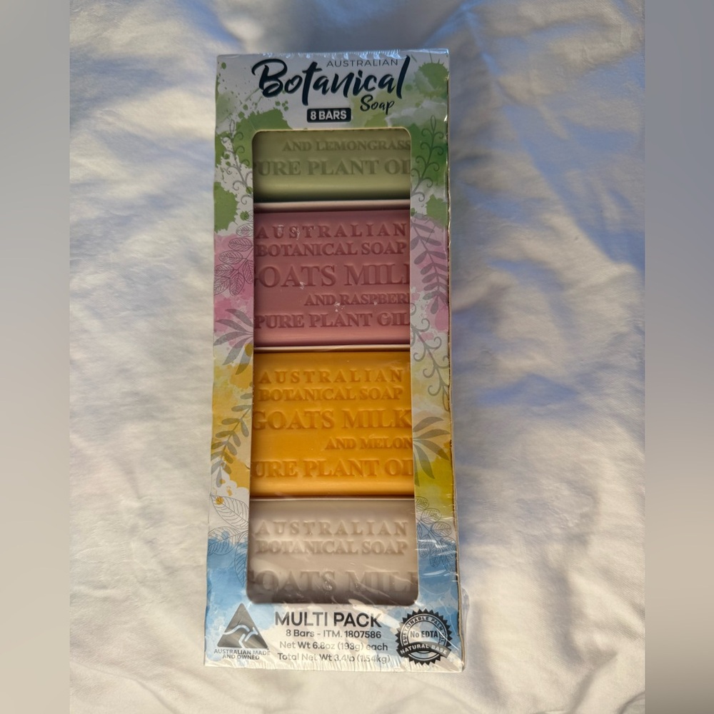Australian Botanical Goats Milk Soaps- 8 Pack